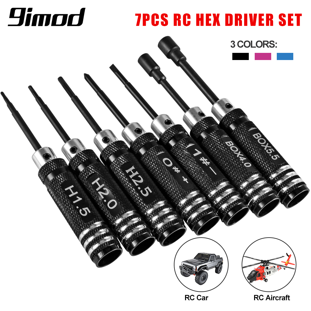 Rc Helicopter Tool Kit - 9IMOD-Juego de destornilladores hexagonales RC, herramienta
