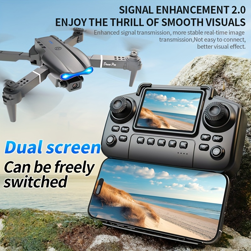 Dron plegable E99 PRO MAX con  - Rc Helicopter Tool Kit reseña y precio