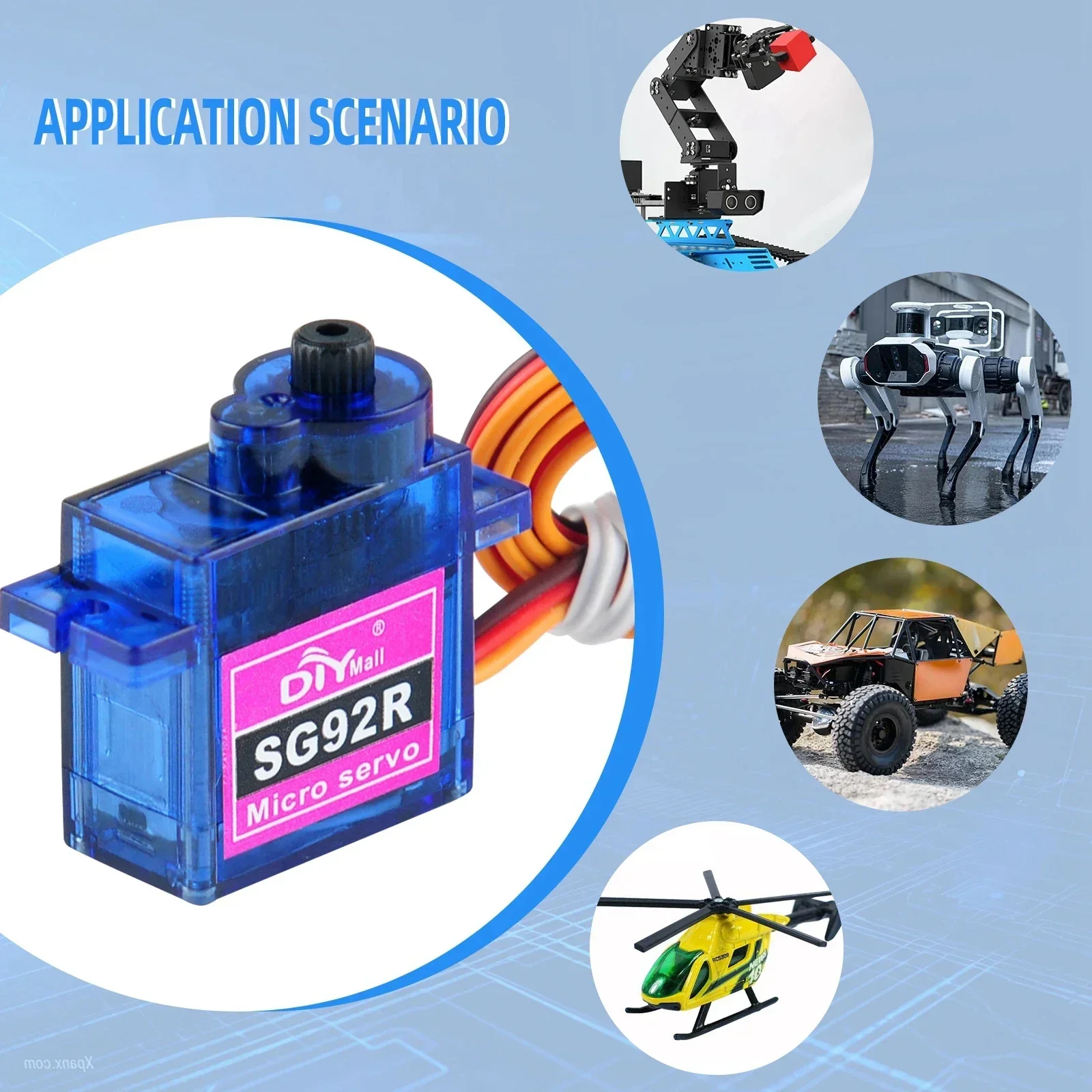 1/2/4/10 unidades de servomoto - Rc Helicopter Servo reseña y precio