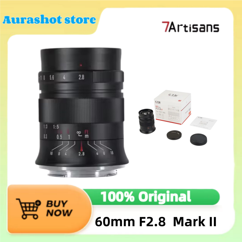 7artisans 60mm F2.8 Mark II AP - Canon Camera Eos M50 Mark Ii reseña y precio